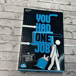 Goliath You Had One Job Card Game - Black and Blue